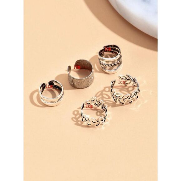 Ear Cuff Set Metal Fake Ear Cartilage Earrings Ear Cartilage Clip - Picture 5 of 7